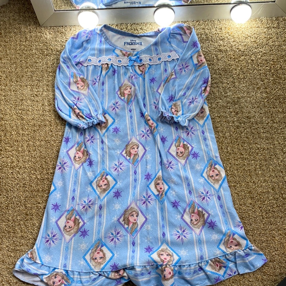 2T Disney Frozen Toddler Girl Nightgown